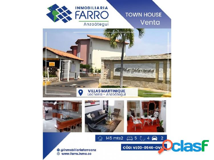 EN VENTA TOWN HOUSE VILLAS MARTINIQUE VE03-0946-OVER