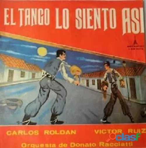 El Tango Lo Siento Asi Carlos Roldan Victor Ruiz Lp Vinilo