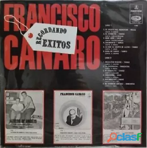 Lp Francisco Canaro *y Su Orquesta Tipica Recordando Exitos