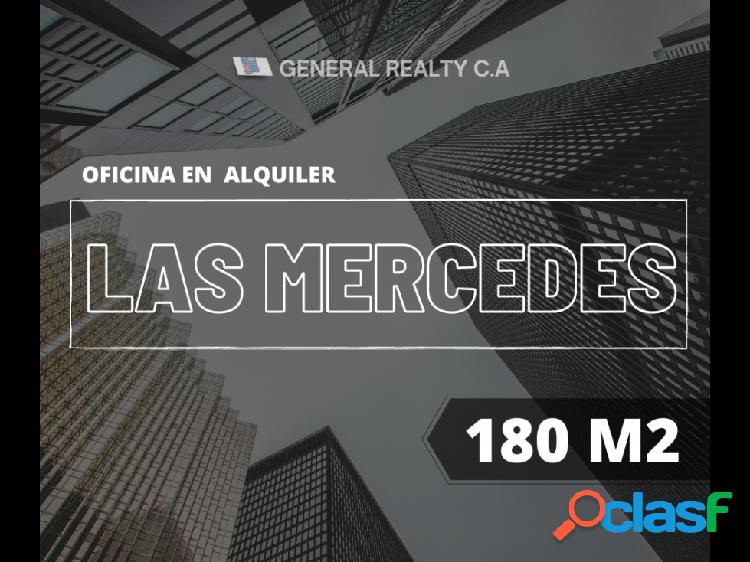 OFICINA EN ALQUILER / LAS MERCEDES 180 M2- OBRA GRIS