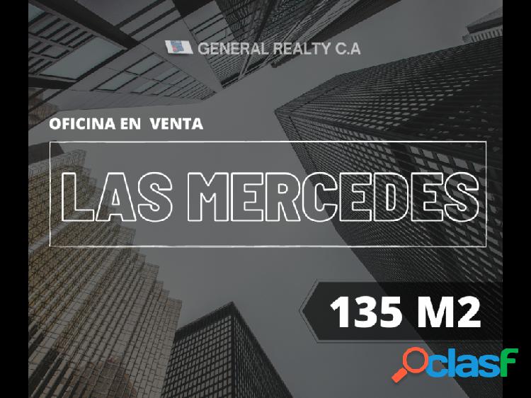 OFICINA EN VENTA / LAS MERCEDES 135 M2- OBRA GRIS