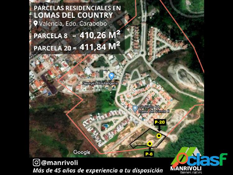 PARCELA RESIDENCIAL P-08 EN LOMAS DEL COUNTRY GUATAPARO,