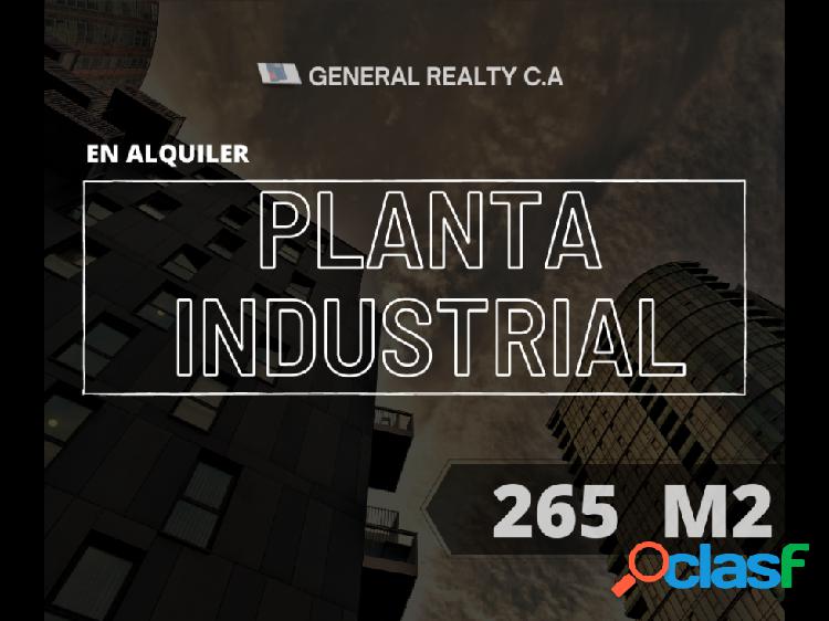 Planta Industrial en Alquiler Guaicay 265 M2