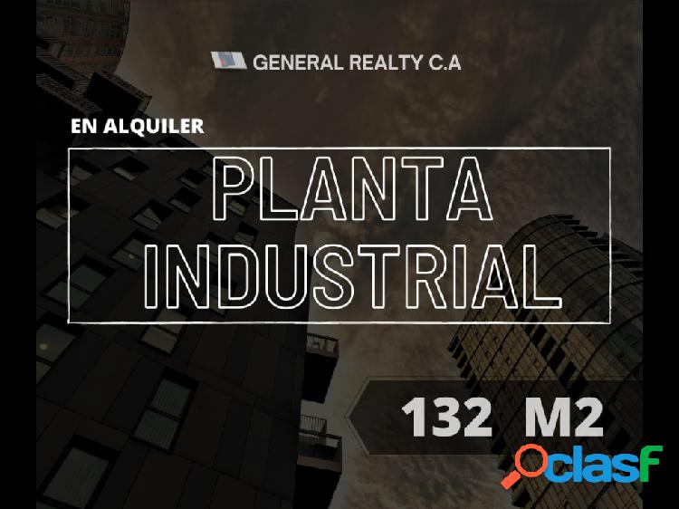 Planta industrial 132 m2 en Alquiler