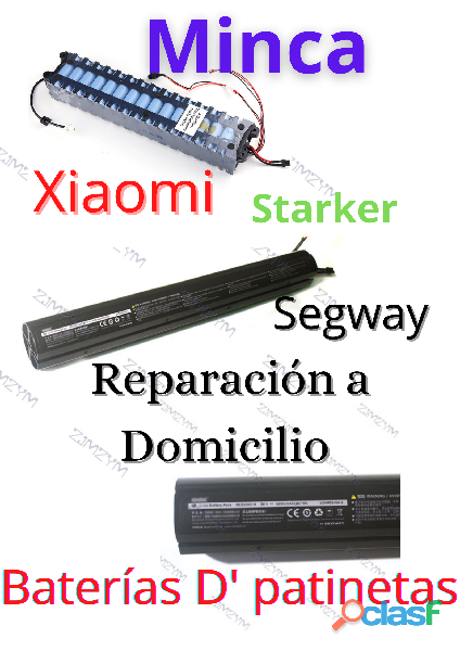 Reparacion a Domicilio Bateria Patinetas Electricas todas