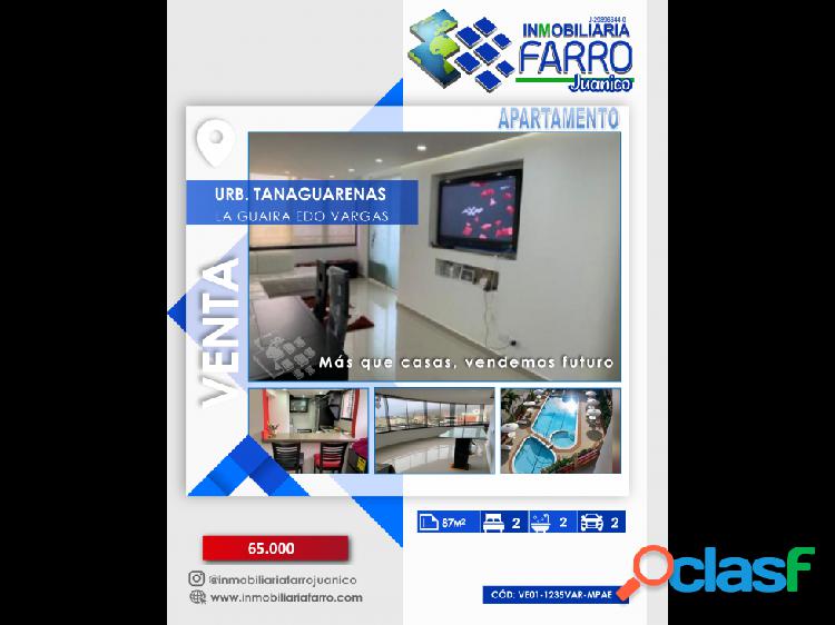 SE VENDE APTO URB TANAGUARENAS LA GUAIRA EDO VARGAS