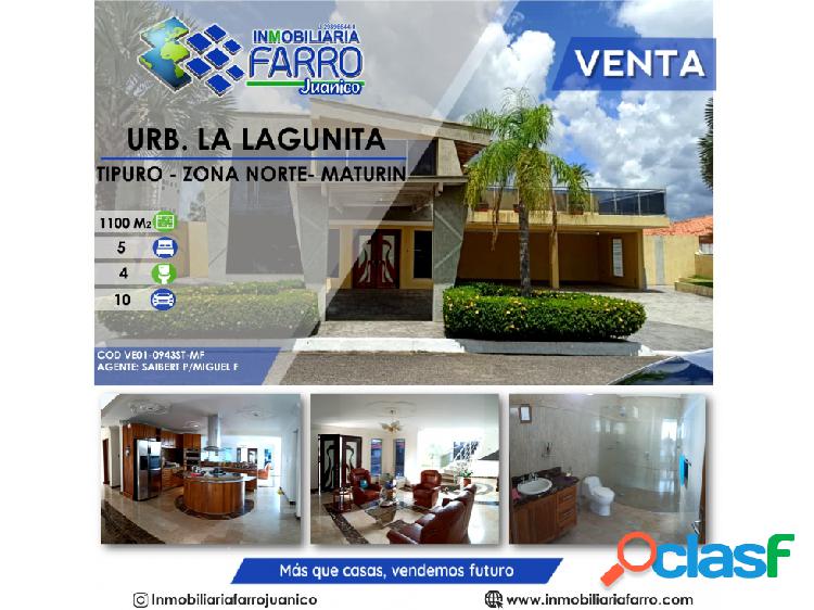 SE VENDE CASA EN URB LA LAGUNITA VE01-0943ST-MF