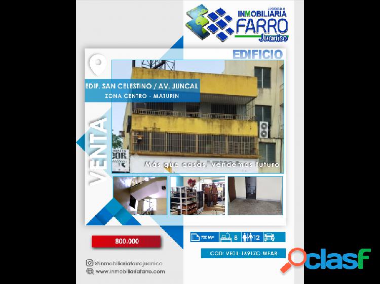 SE VENDE EDIFICIO SAN CELESTINO AV. JUNCAL VE01-1691ZC-MFAR