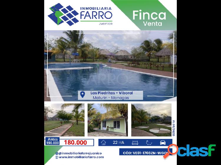 SE VENDE FINCA AGROTURISTICA VIBORAL VE01-1708ZN-WGON