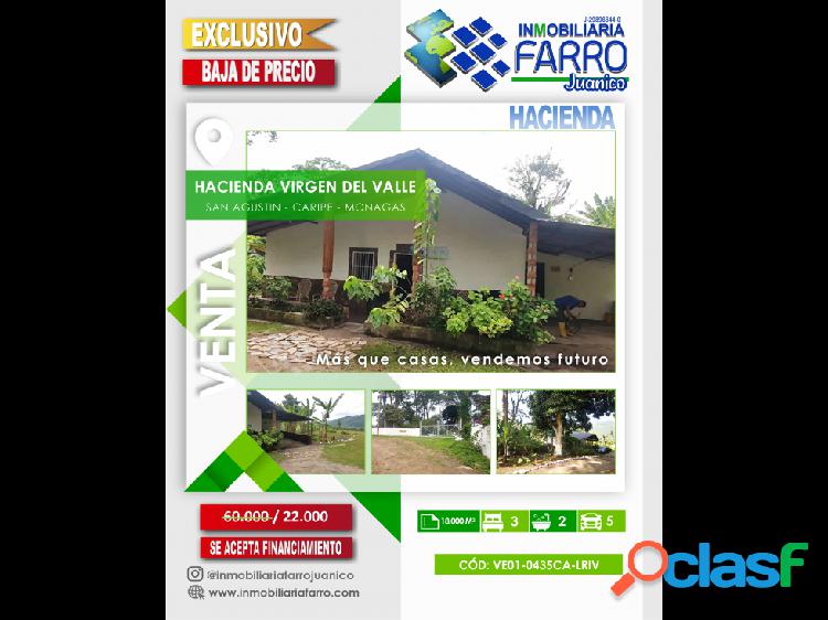 SE VENDE FINCA EN CARIPE-MONAGAS VE01-0435CA-LRIV