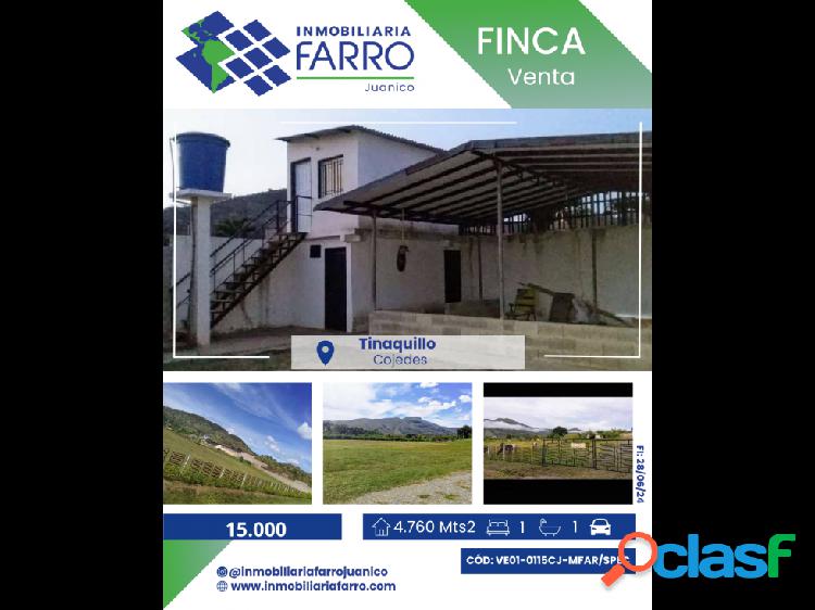 SE VENDE FINCA EN EDO COJEDES MUNICIPIO TINAQUILLO