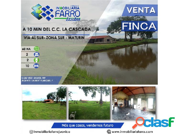 SE VENDE FINCA VIA AL SUR A 10MIN DEL C.C LA CASCADA