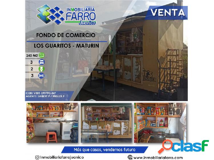 SE VENDE FONDO DE COMERCIO AV PRINCIPAL ZONA INDUSTRIAL