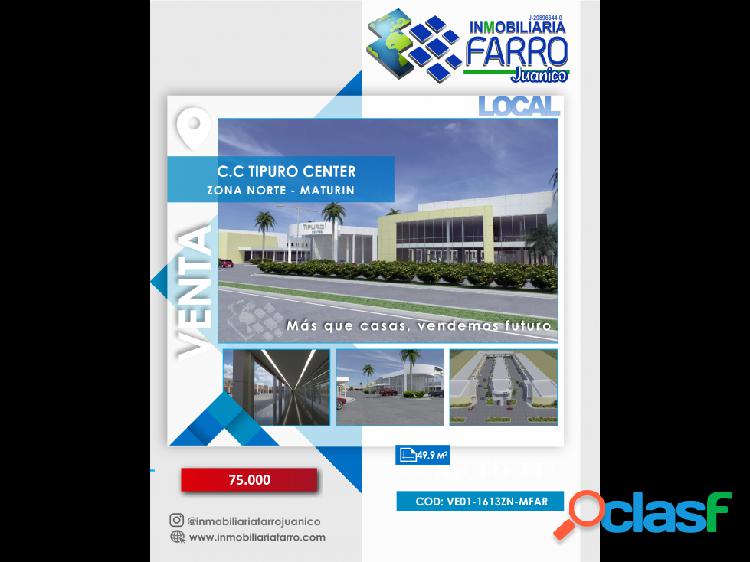 SE VENDE LOCAL C.C TIPURO CENTER VE01-1613ZN-MFAR