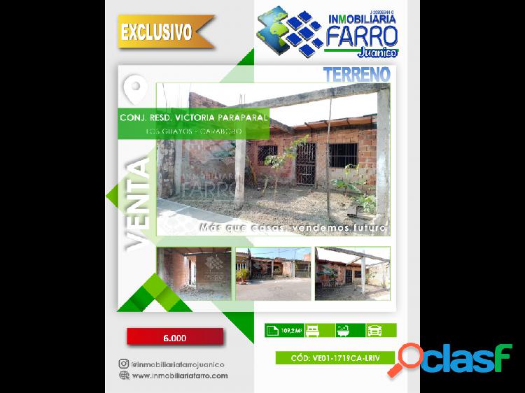 SE VENDE PARCELA DE TERRENO LOS GUAYOS CARABOBO