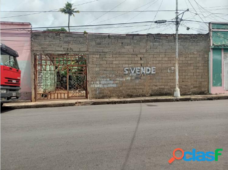 SE VENDE TERRENO EN LA CALLE CARABOBO, CENTRO VE02-207SC-LF