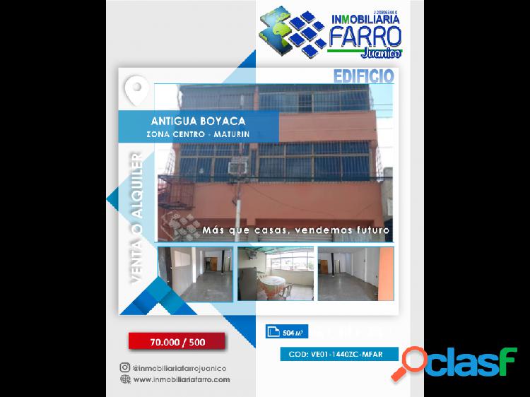 SE VENDE/ALQUILA EDIFICIO CALLE BOYACA VE01-1440ZC-MFAR