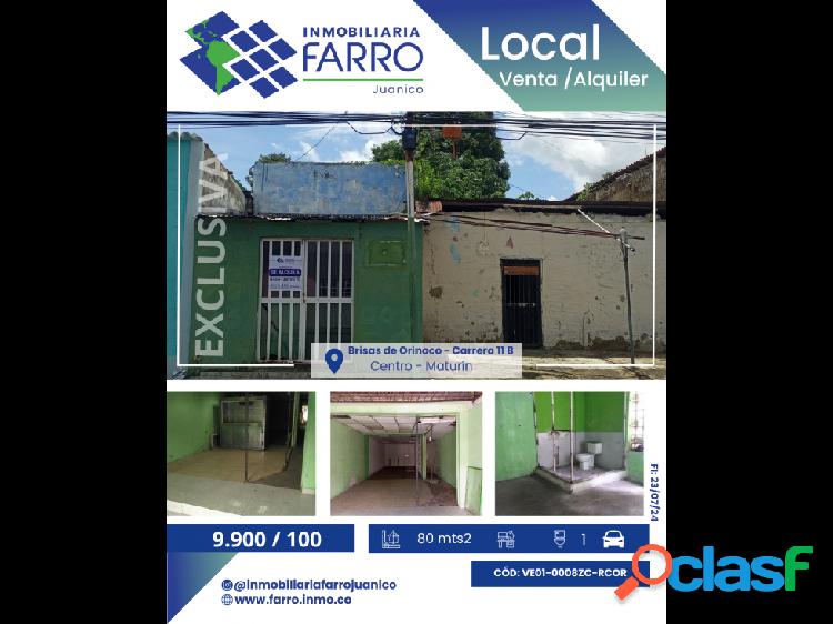 SE VENDE/ALQUILA LOCAL ENTRE LA UBV Y AV LA PAZ