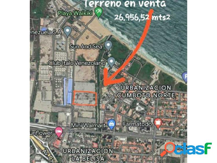 TERRENO EN VENTA PUERTO CABELLO