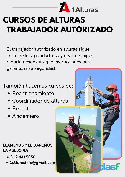 Cursos de alturas Trabajador autorizado