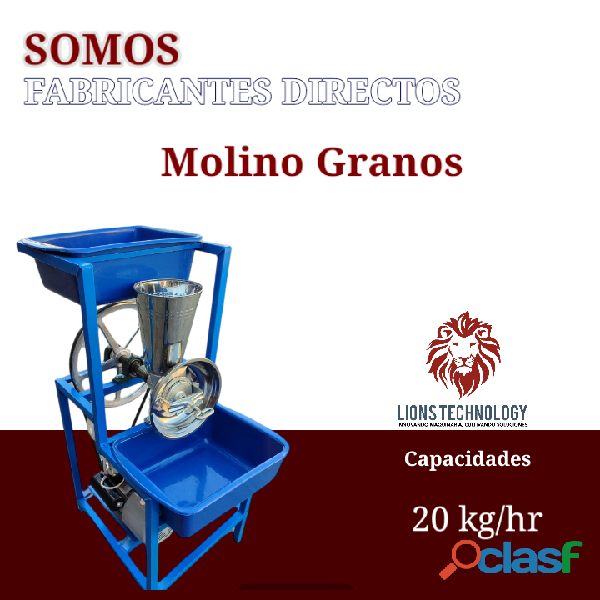 MOLINO DE GRANOS PARA MAIZ Y CACAO