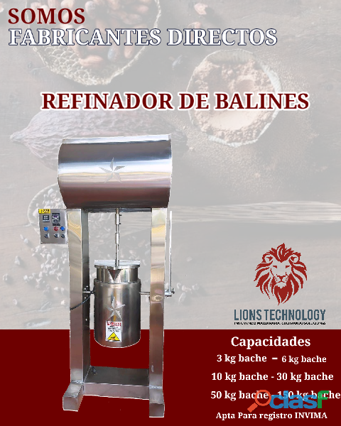 REFINADOR CONCHADOR CON BALINES