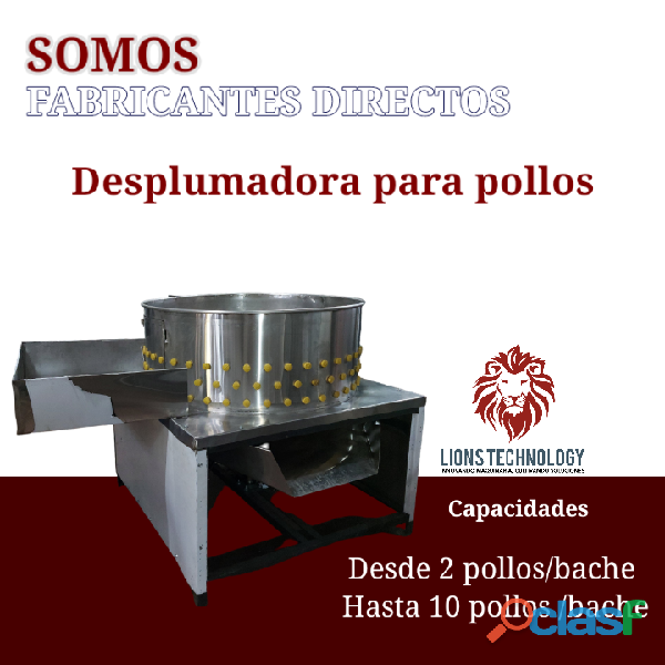 DESPLUMADORA DE POLLOS PELADORA DE POLLOS