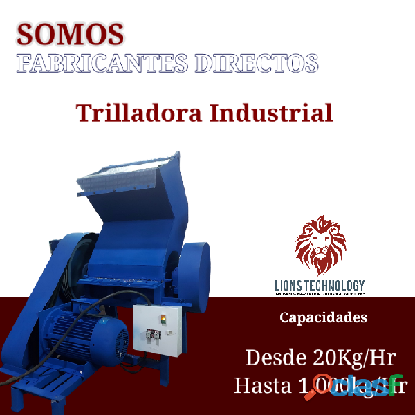 TRILLADORA INDUSTRIAL PARA CAUCHOS