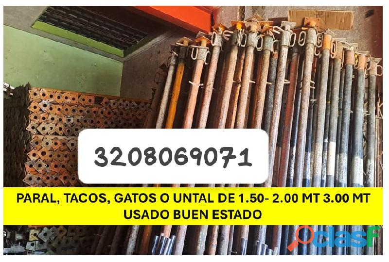 PARALES METALICOS CORTOS USADOS 1.50 MT