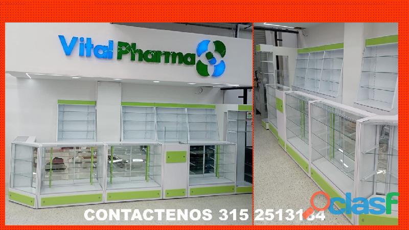 ESTANTERIA PARA DROGUERIA GONDOLAS FARMACIA