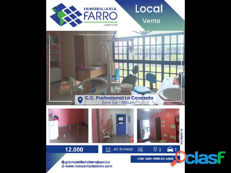 SE VENDE LOCAL ODONTOLOGICO EN C.P LA CASCADA