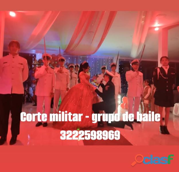 Eventos 15 años cortes militares grupo de baile