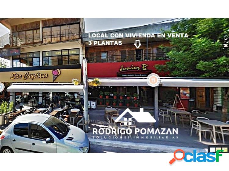 Local Comercial con Vivienda Venta La Falda Pleno Centro