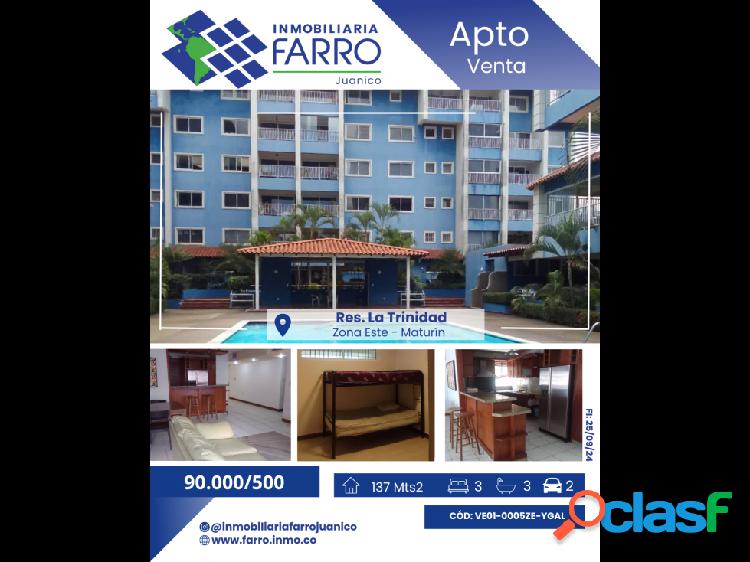 SE VENDE/ALQUILA APARTAMENTO EN RES. LA TRINIDAD