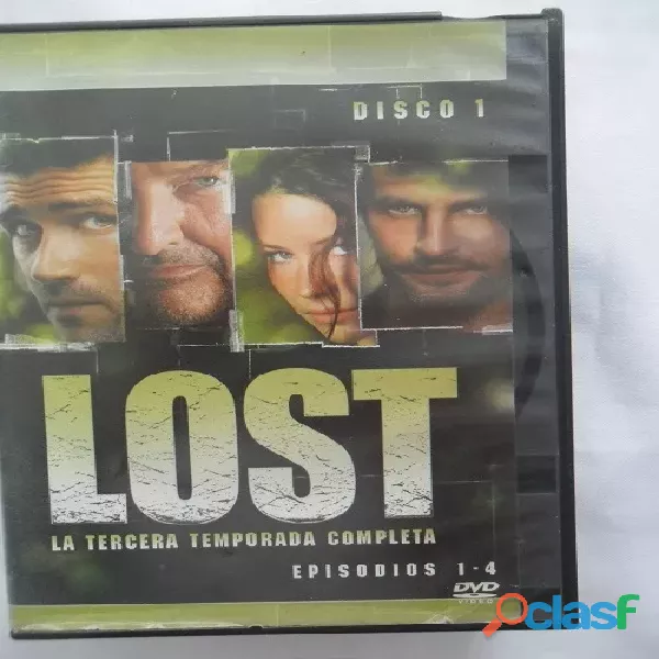 Dvd Lost La Tercera Temporada Completa Episodio 1 4 7 Disco