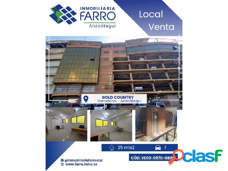 EN VENTA LOCAL COMERCIAL C.C. GOLD COUNTRY BARCELONA