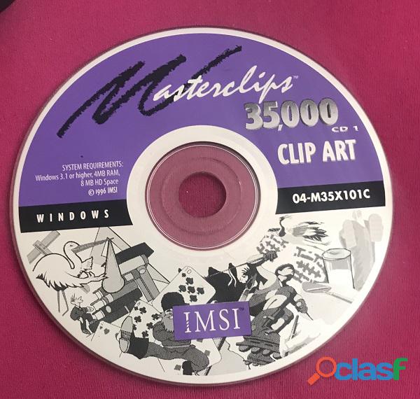 Masterclips 35.000 Clip Art Windows Imsi solo Cd