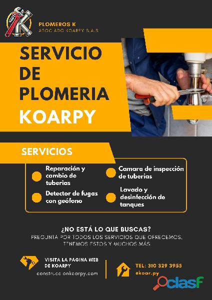 SERVICIOS DE PLOMERIA