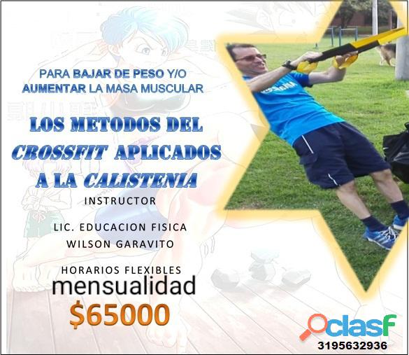 Entrenamiento personalizado, calistenia y funcional