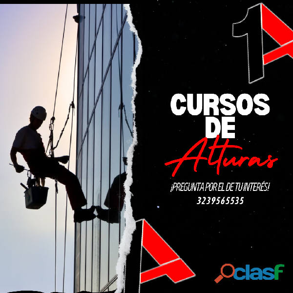 ¡Trabaja en alturas con total seguridad! Nuestros cursos te