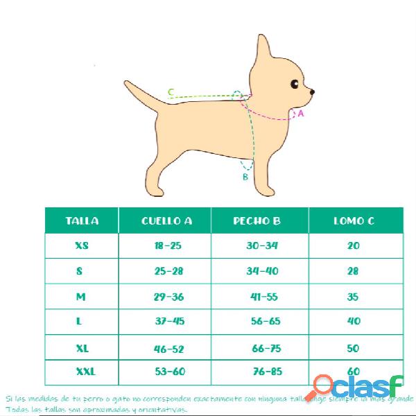 Disfraz intensamente para perros o gatos totas las tallas