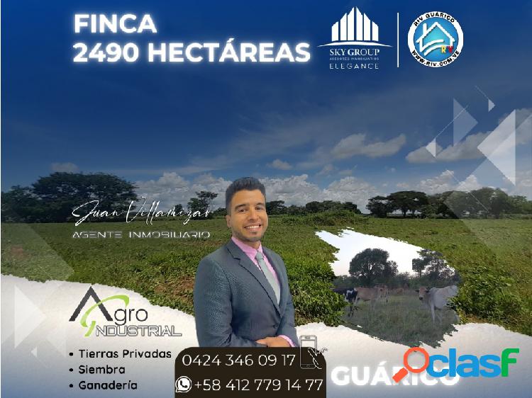 FINCA PRODUCTIVA 2490 HECTÁREAS EN EL ESTADO GUÁRICO